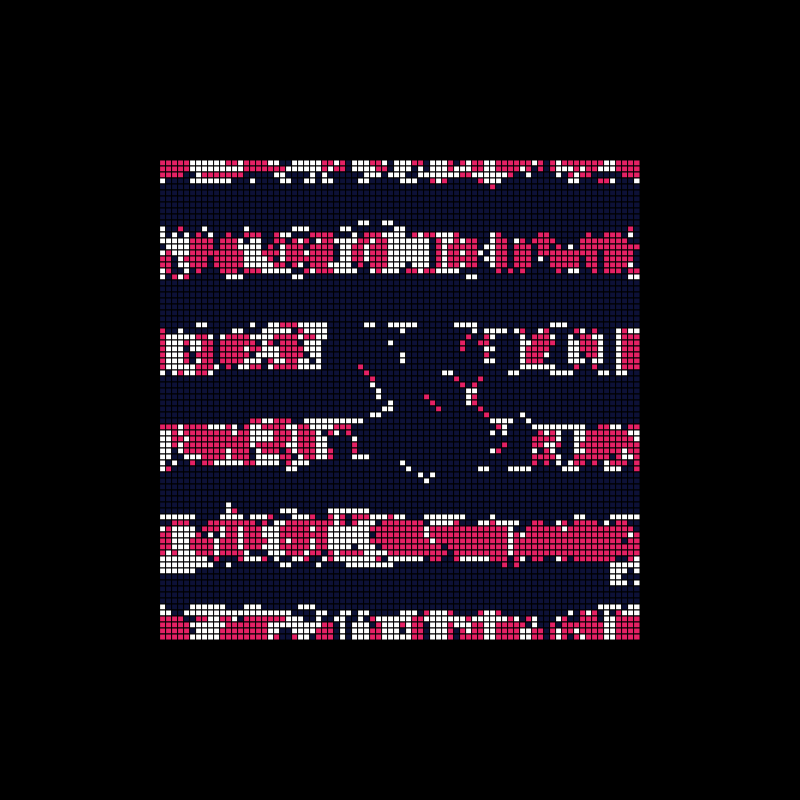 fractal memory cellular automata - FMCA #9 static token preview