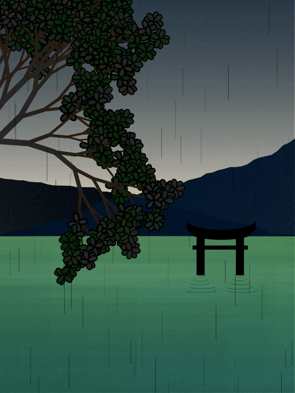 Foggy morning in a village near Tokyo #3 static token preview