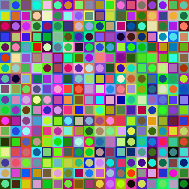 Square Dot Composition #153 static token preview