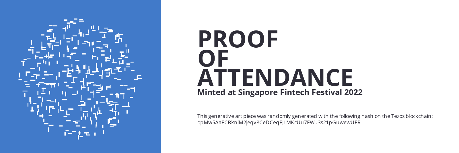 SFF2022 Proof of Attendance Token #16 static token preview