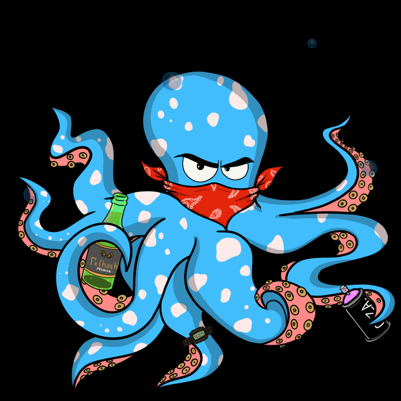 Gangstatopus #14 static token preview