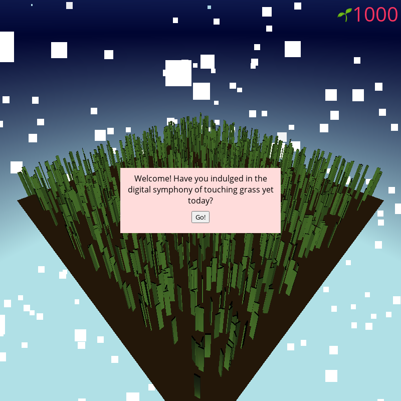 TOUCH👉🌱GRASS #5 static token preview