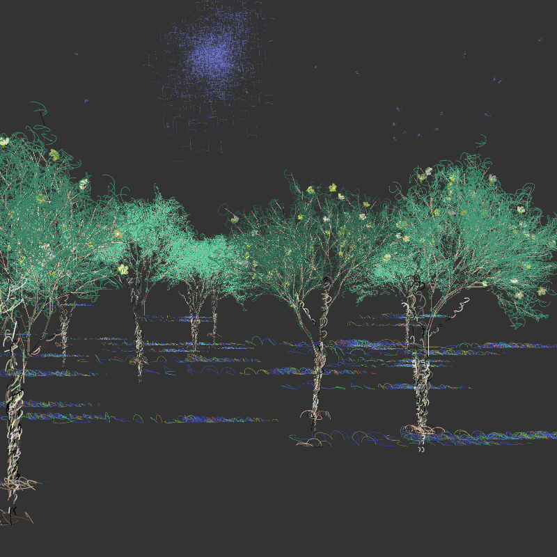 Black winter forest #16 static token preview