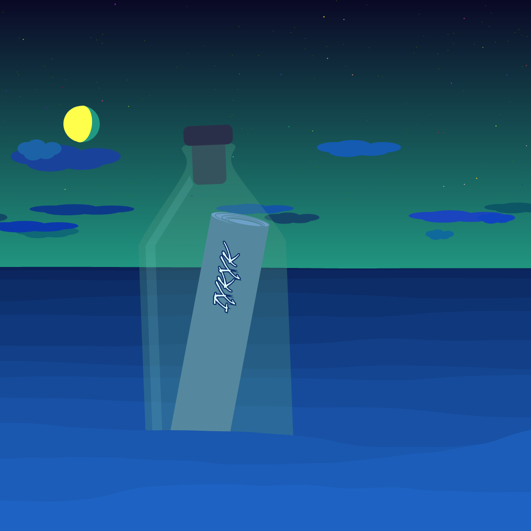 message in the bottle #6 static token preview