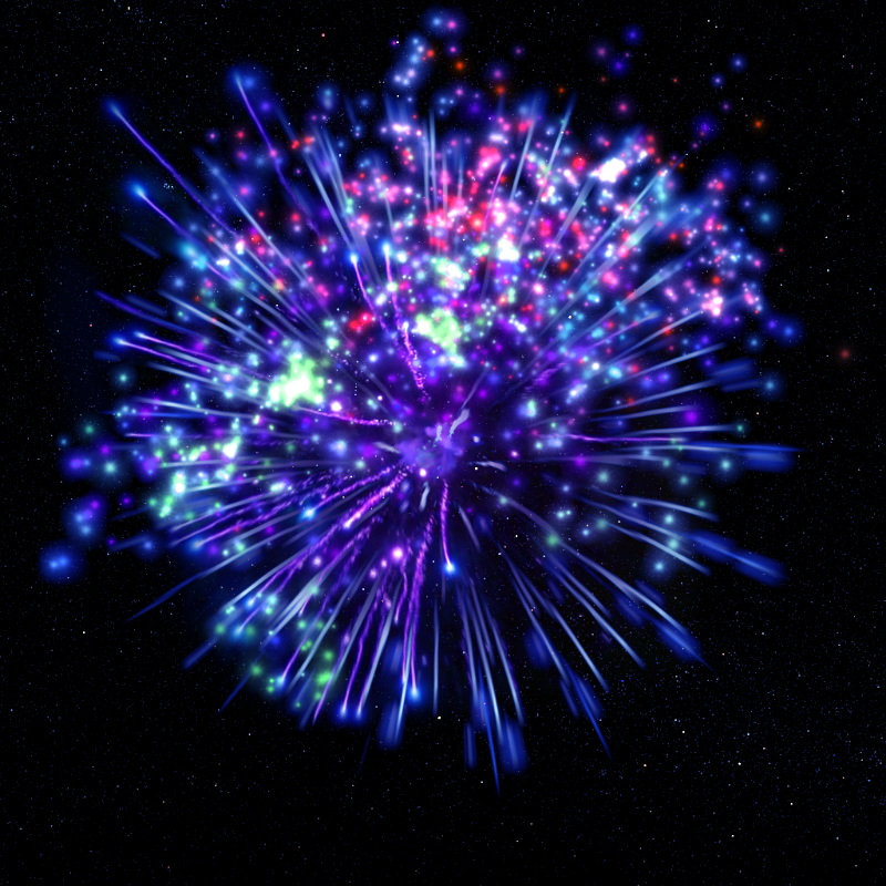 Crazy Fireworks #6 static token preview