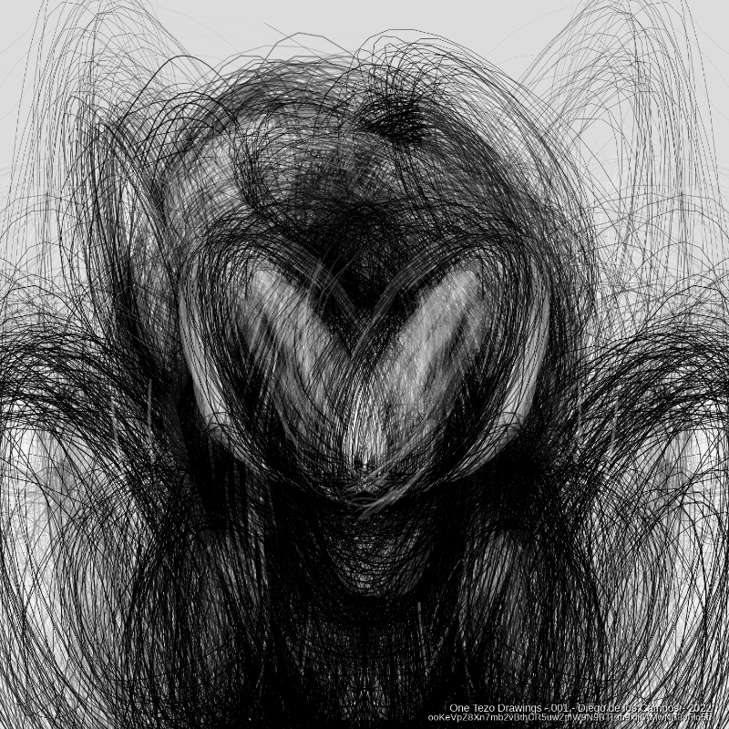 One Tezo Drawings #9 static token preview
