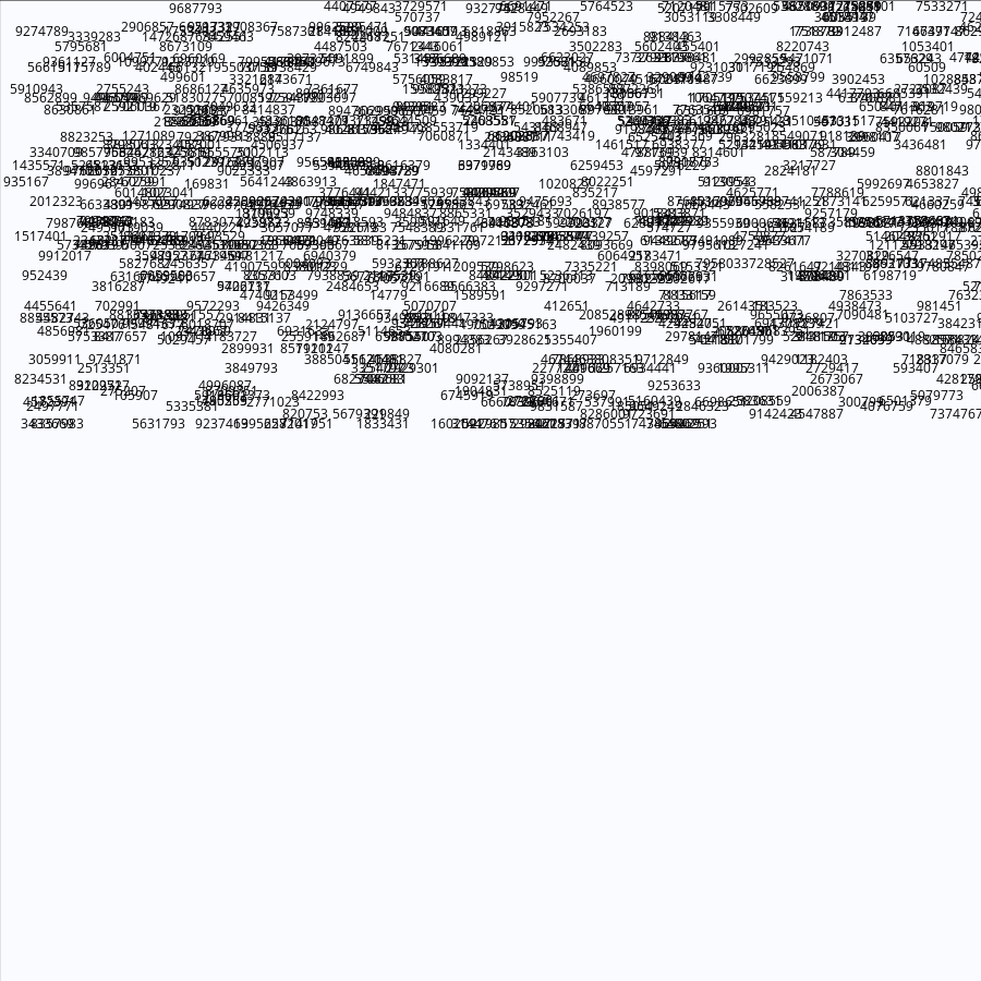 Painting by Random Prime Numbers #18 static token preview