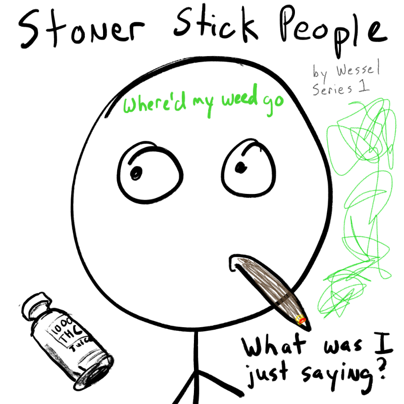 Stoner Stick People #34 static token preview