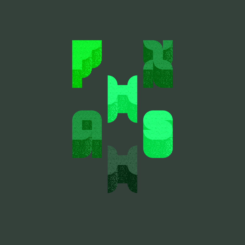 FXHASH Interactive Logo #4 static token preview