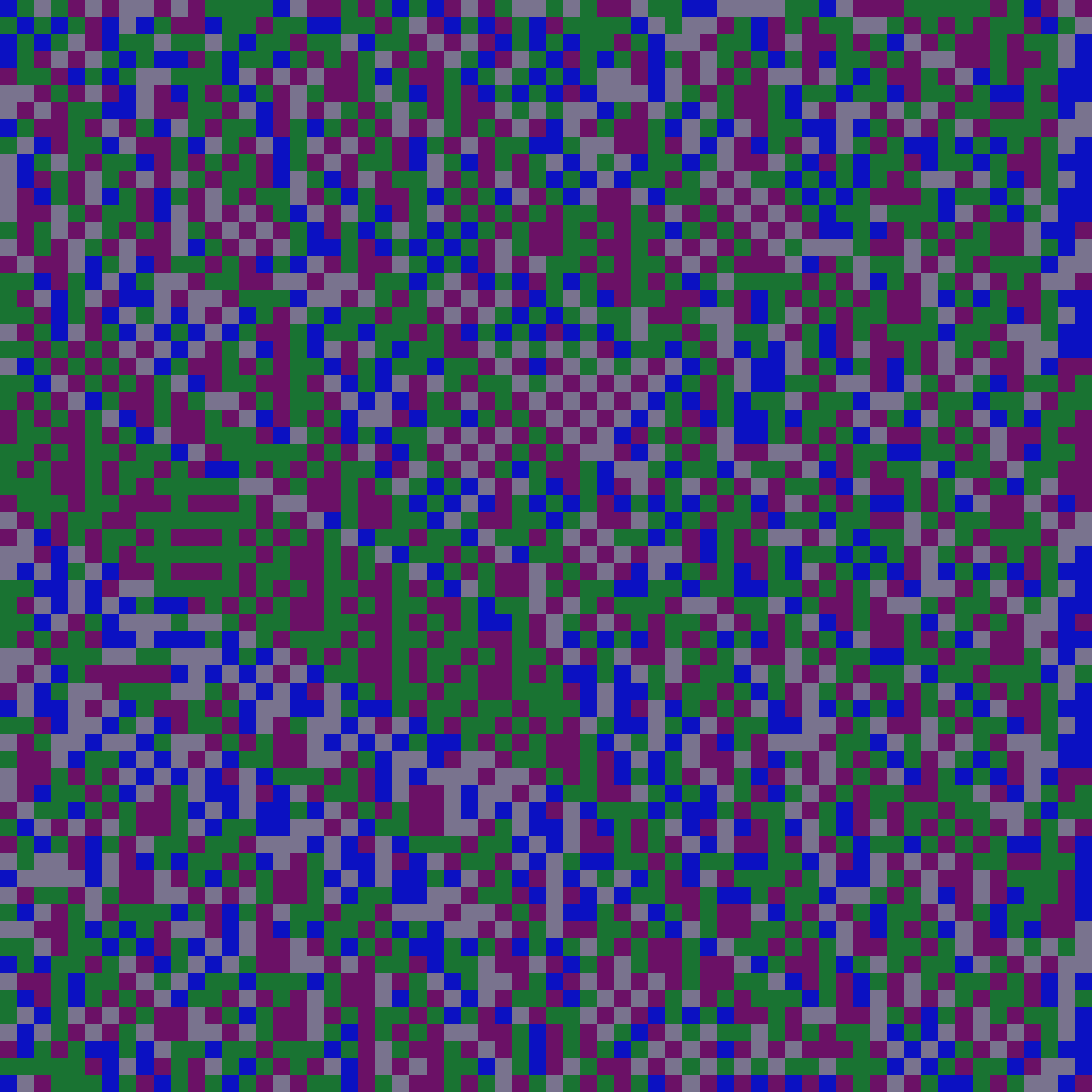 Blending Neighbors Cellular Automata #18 static token preview