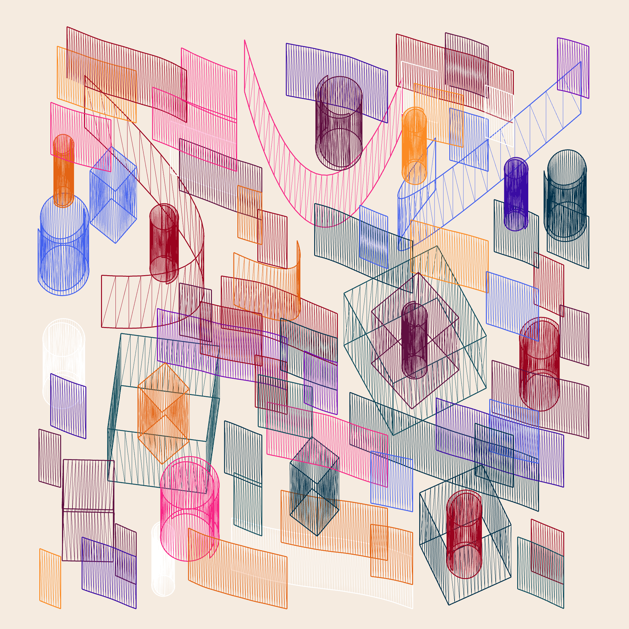 fields, wireframes #2 static token preview