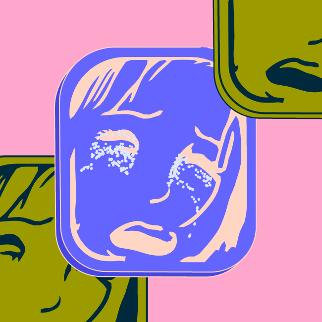 Card in the box "Crying girl" #19 static token preview