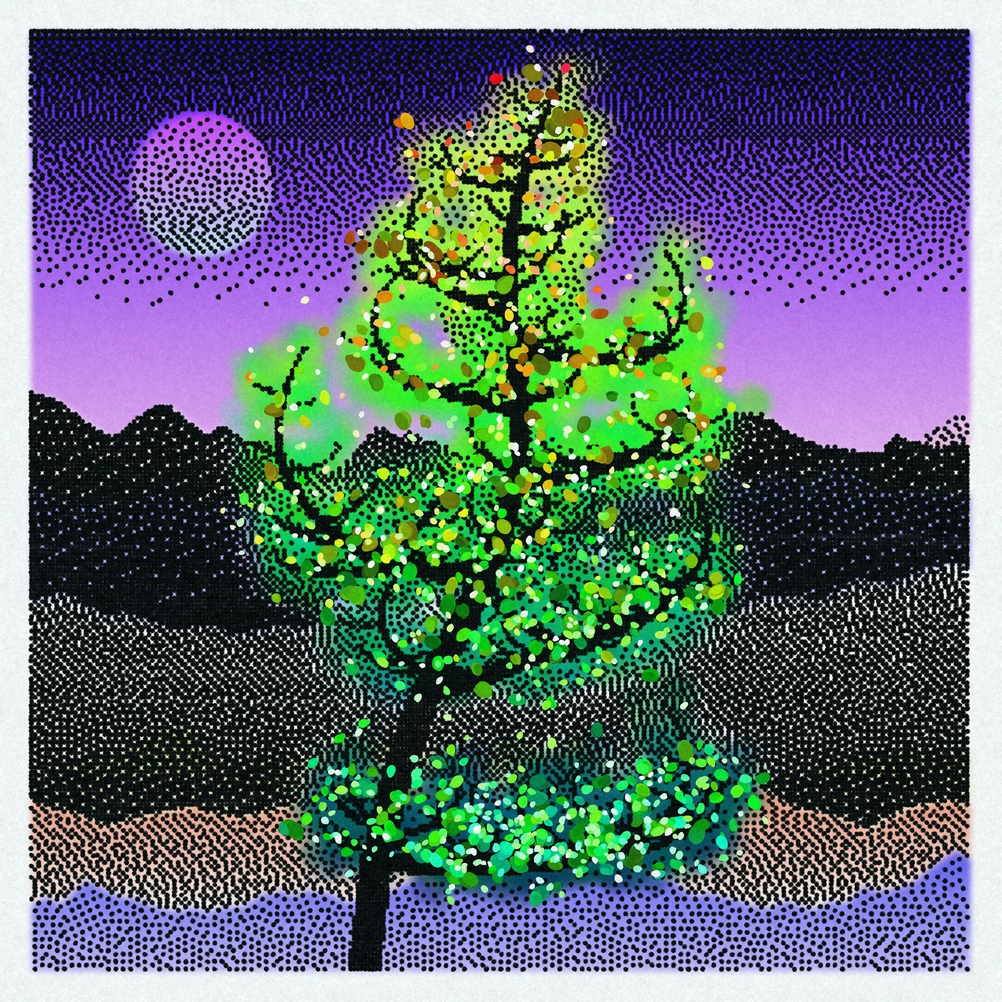 Dithered Branches #217 static token preview