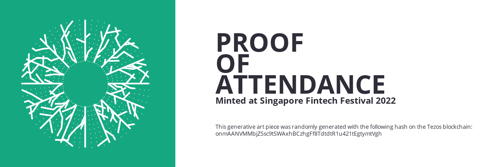 SFF2022 Proof of Attendance Token #1330 static token preview