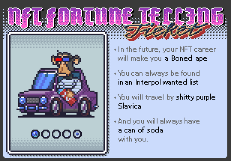 NFT FORTUNE TELLING #16 static token preview