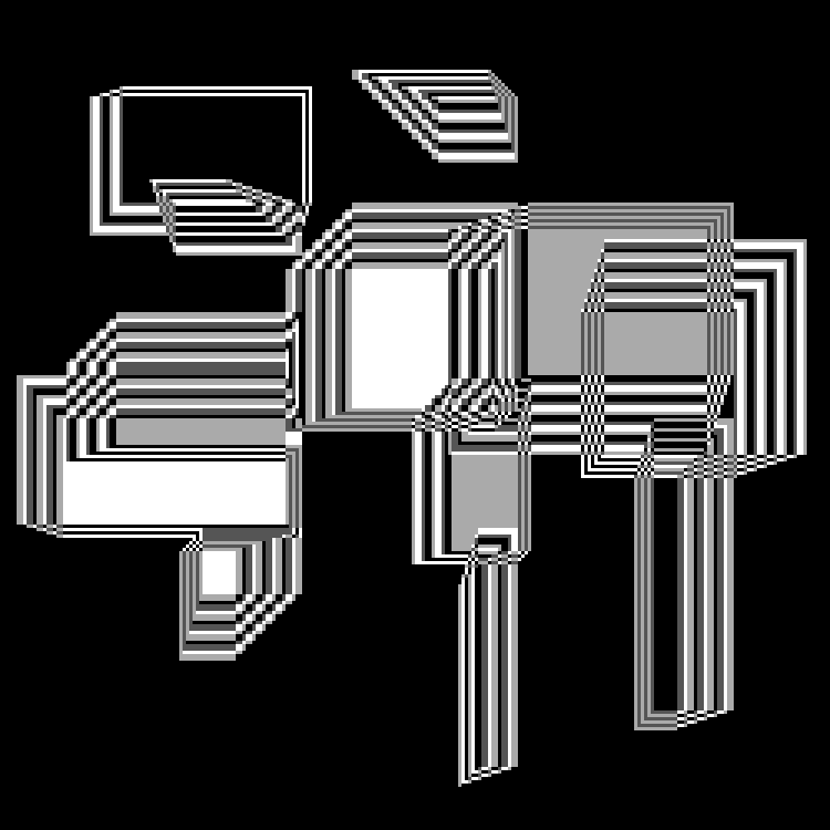 Superimposed Rectangles #21 static token preview