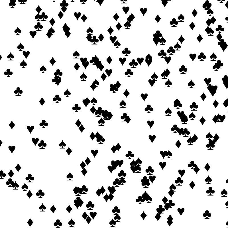 SPADES HEARTS DIAMONDS CLUBS #11 static token preview