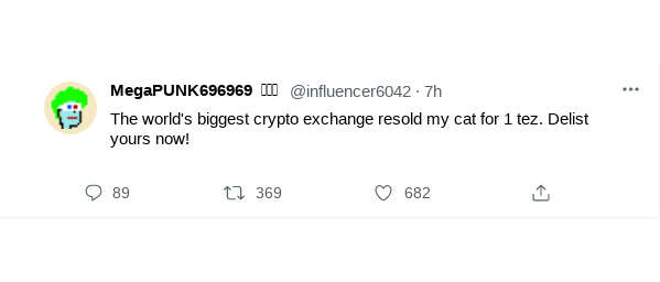 cryptoinfluencers #8 static token preview