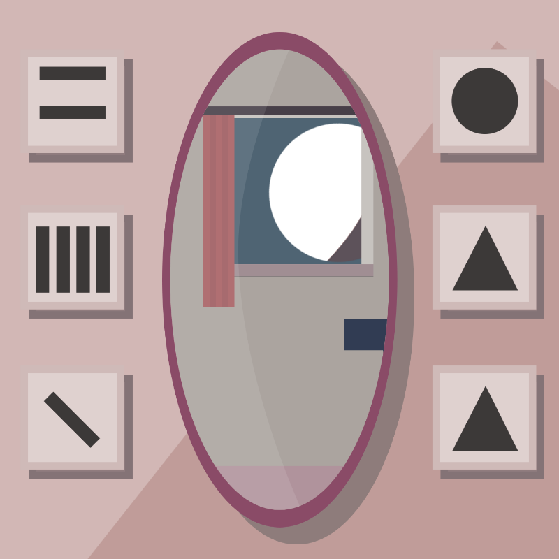 A moon in\and the mirror. #20 static token preview