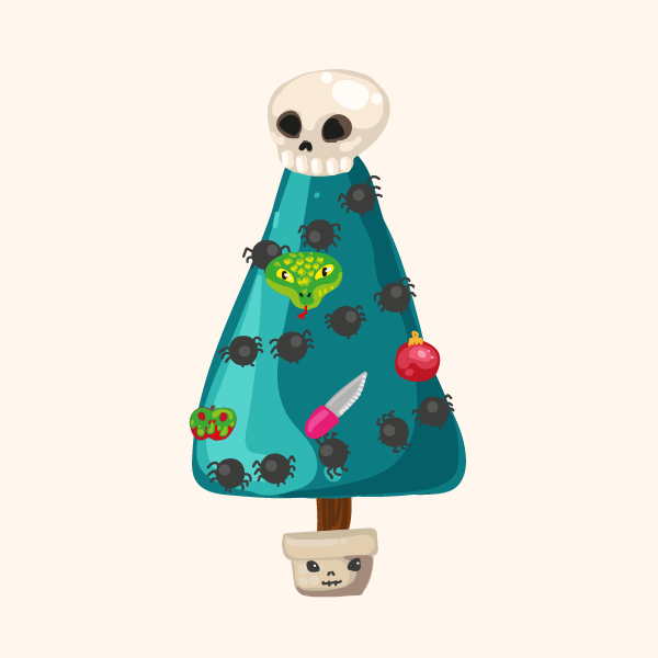 Creepy Christmas Tree For You! #11 static token preview
