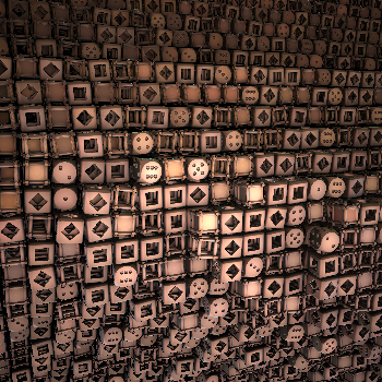 Tired Voxels #11 static token preview