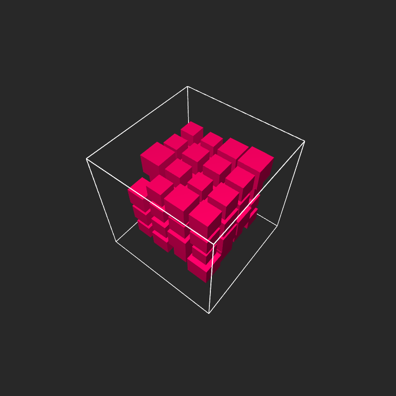 Transparent cube #001 #5 static token preview
