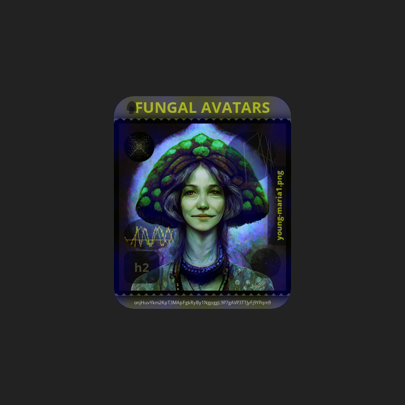 FUNGAL AVATARS vol I #7 static token preview