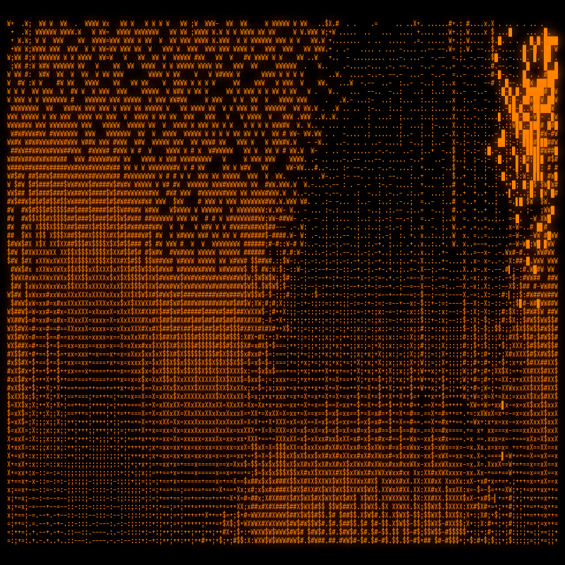 ASCII-SCAPE #16 static token preview