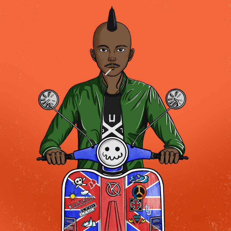 SCOOTER RIOT #84 static token preview