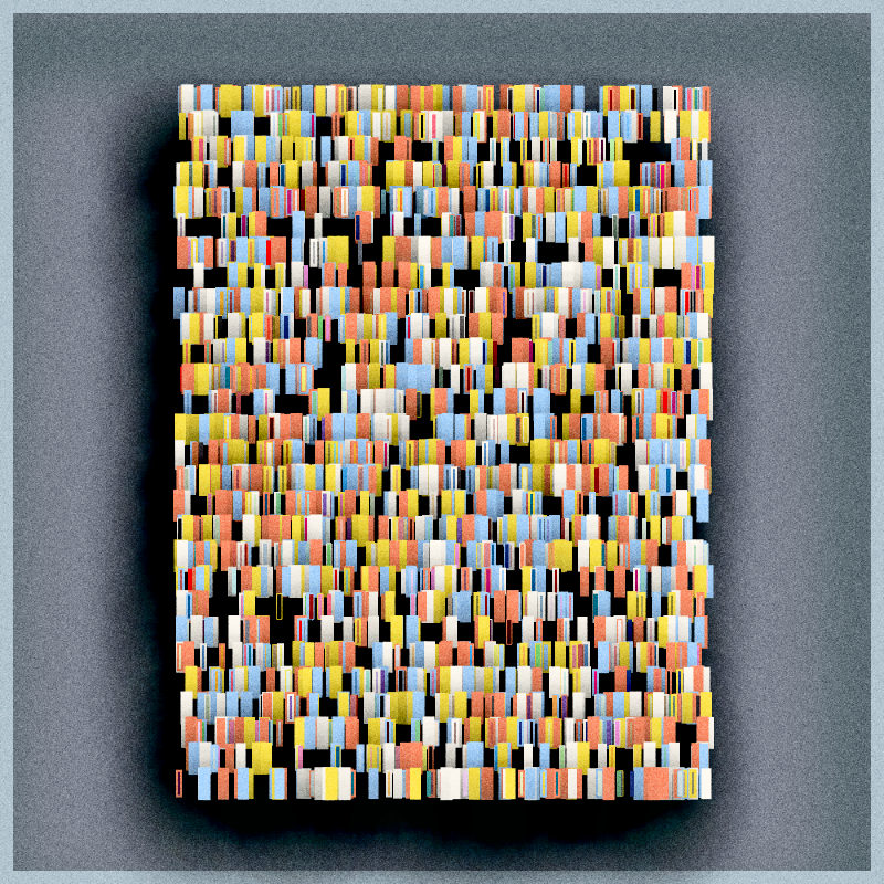 Floating Bookshelves #10 static token preview