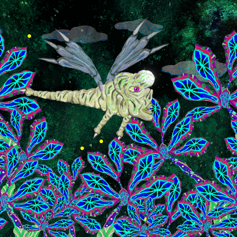 Fireflies and Flower Gardens #149 static token preview