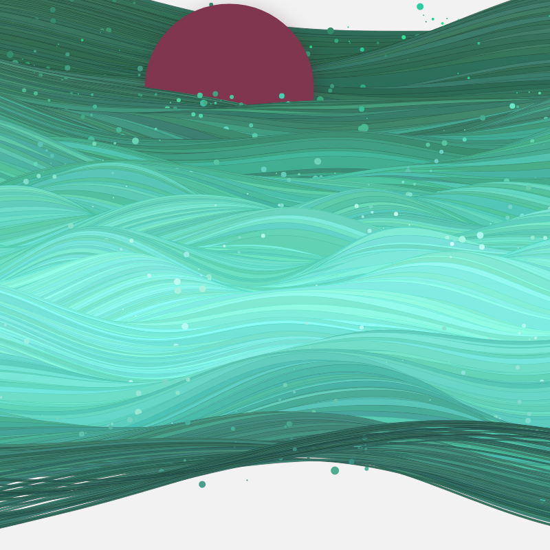 The Ocean Waves #16 static token preview