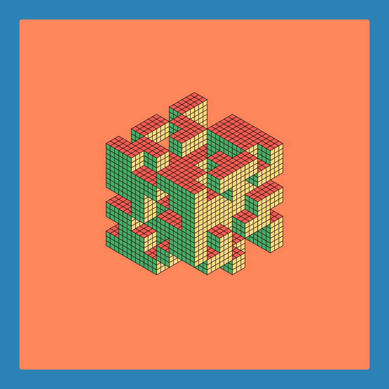Rubik’s Fortress II #1 static token preview