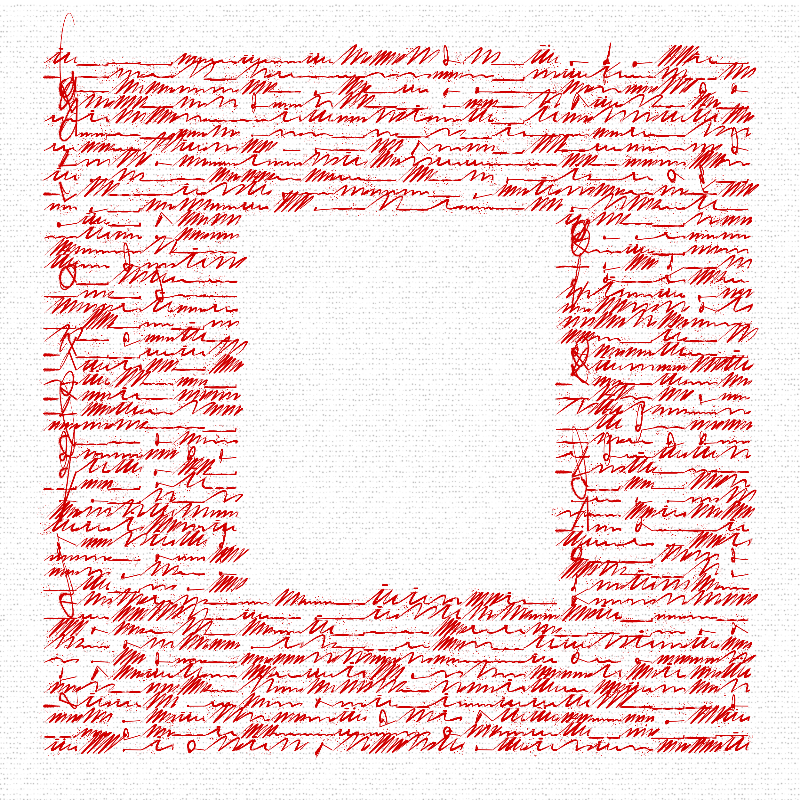 Asemic Kaleidoscope #24 static token preview