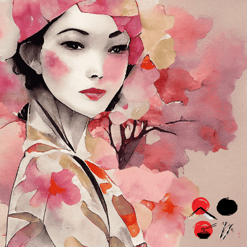 Pink Geisha #15 static token preview