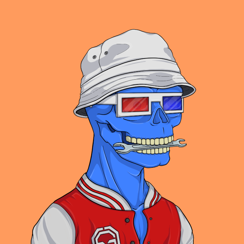 crazy skull club #5 static token preview