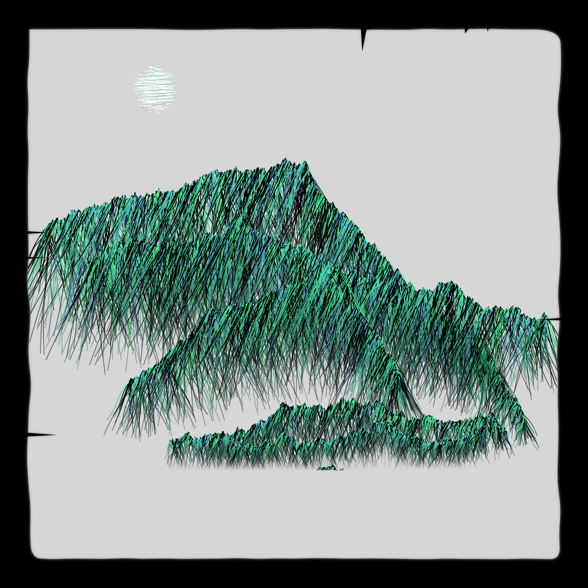 Misty Mountains #16 static token preview
