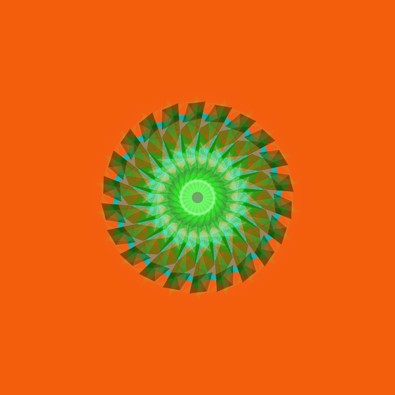Color Time Mandala #1 static token preview