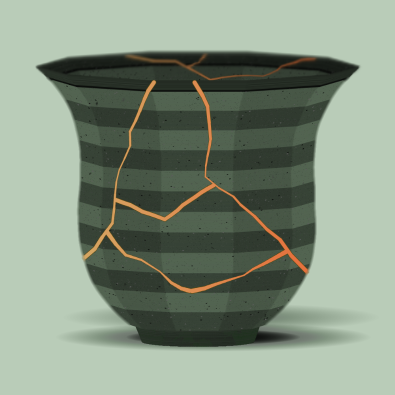 Kintsugi Pottery #9 static token preview