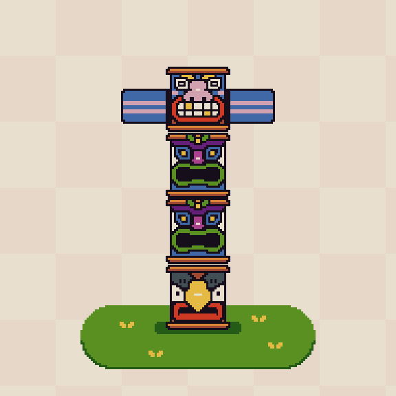 Tiki Totem #23 static token preview