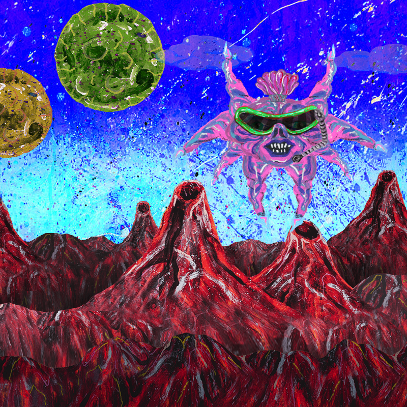 Ultra Rare 6-Armed 2-Tailed Buzzing Weirdo #5 static token preview