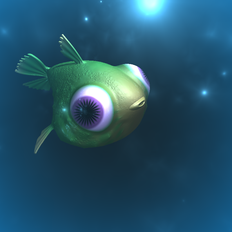 Weird Fishes #9 static token preview