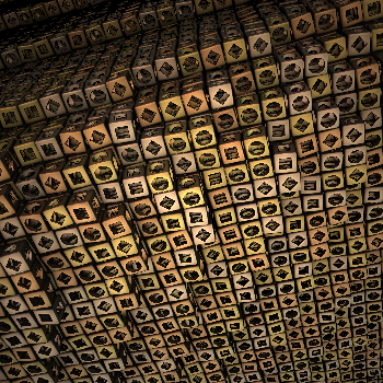 Tired Voxels #20 static token preview