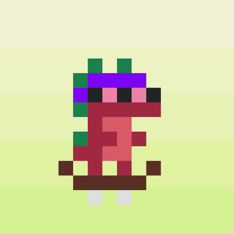 Coded Tiny Dinos #286 static token preview