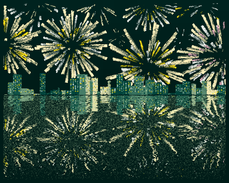 Fireworks #92 static token preview