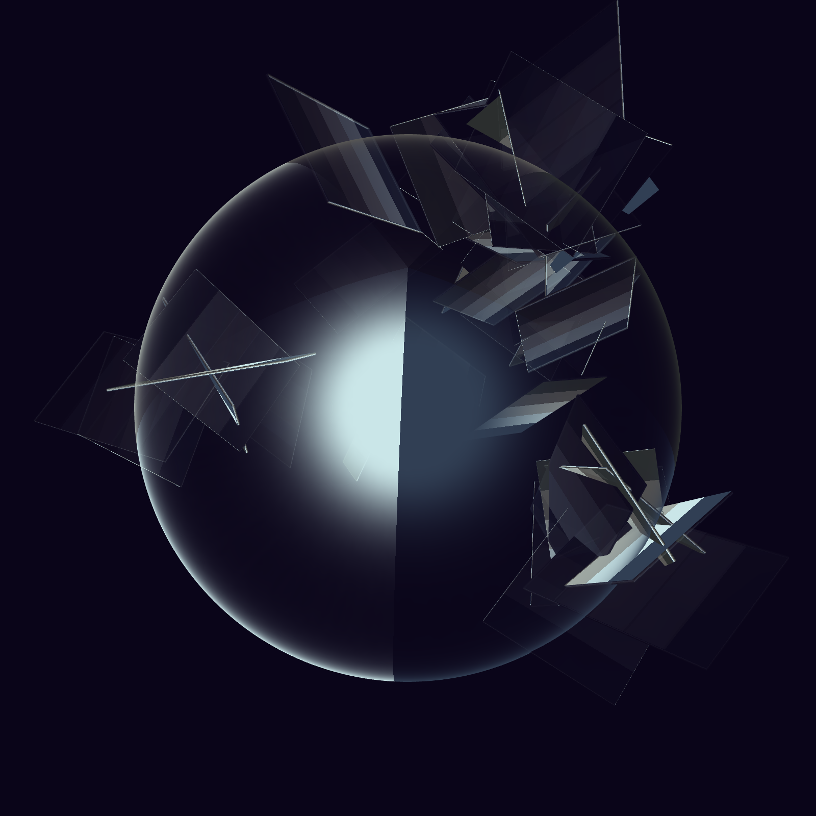 Composition with Sphere #18 static token preview