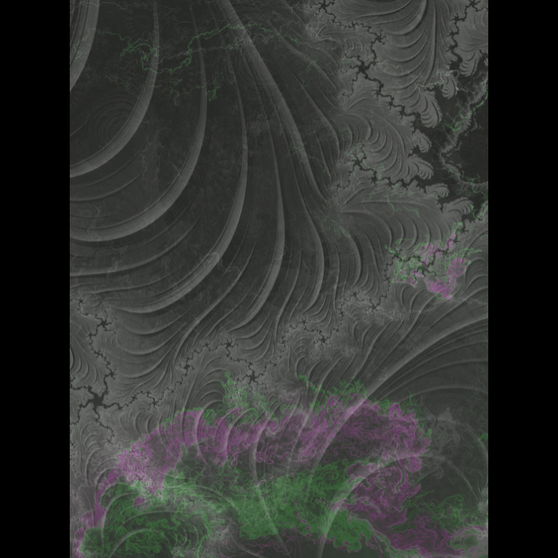 monochrome nebular fractal #14 static token preview