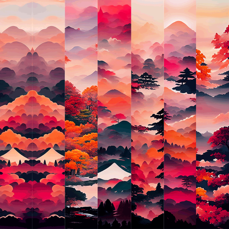 AI Japanese Autumn #3 static token preview