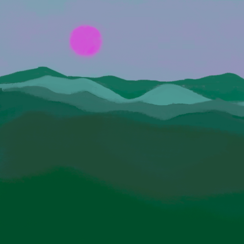 Colorful hills #4 static token preview