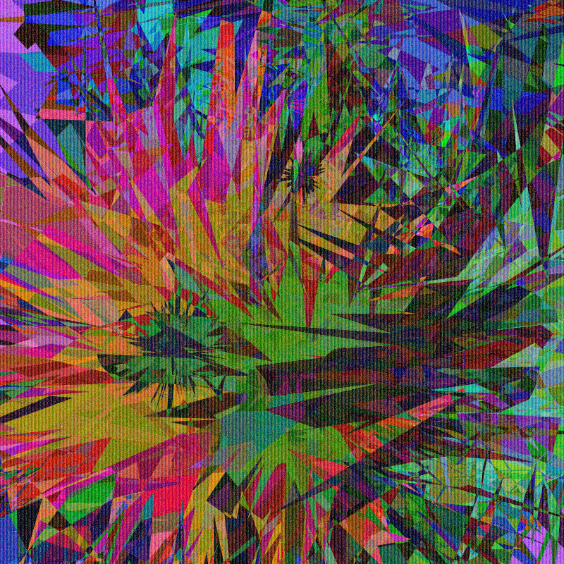 Glitchy Geometric Chaos #3 static token preview